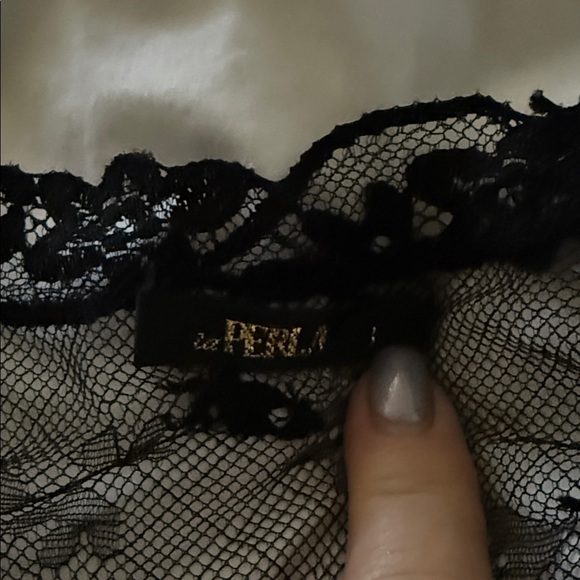 La Perla Black Lace Chemise - Picture 1 of 13